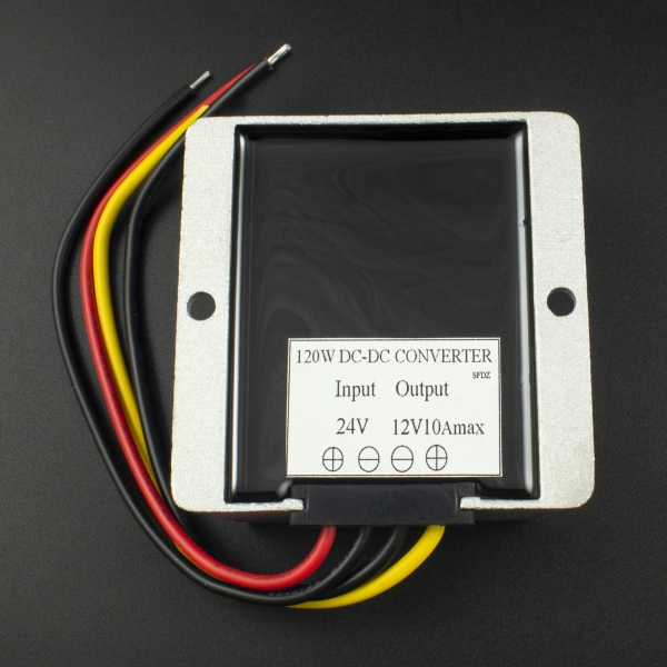 CONVERTIDOR DC-DC BUCK 24V A 12V 120W Genérico - 3