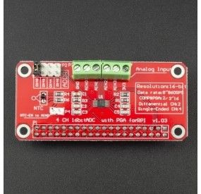 MODULO CONVERTIDOR ANALÓGICO A DIGITAL ADS1115 16 BITS PARA RASPBERRY PI Genérico - 1