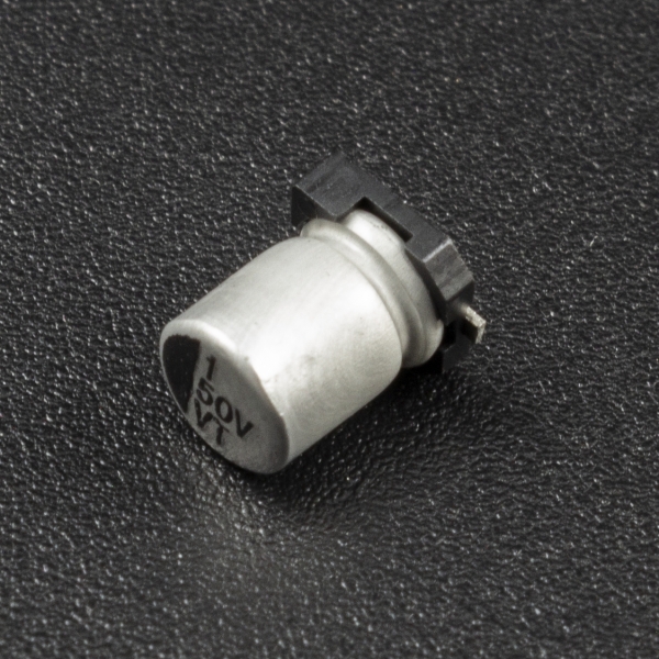 CAPACITOR ELECTROLÍTICO DE ALUMINIO 1 UF 50V 4X5.4 MM SMD Genérico - 2