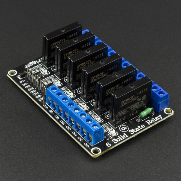 MÓDULO RELÉ DE ESTADO SÓLIDO 6 CANALES Genérico - 1