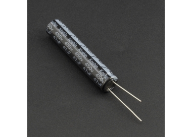 CAPACITOR ELECTROLÍTICO DE ALUMINIO 47UF 450V 10X50 MM Genérico - 1