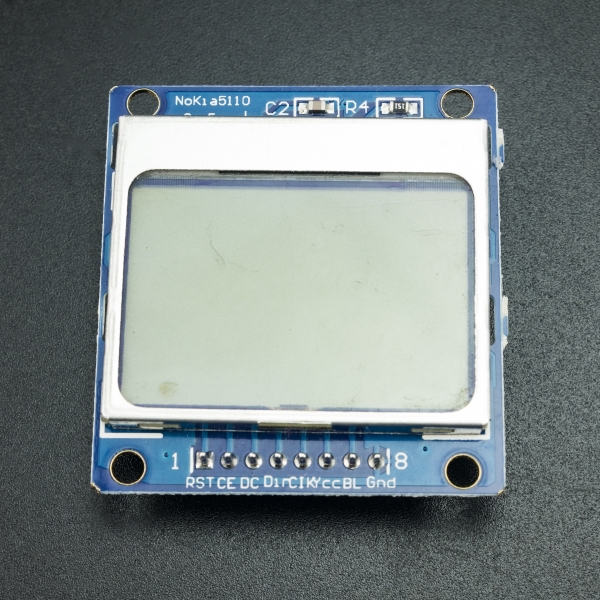 LCD Nokia 5110 para Arduino Genérico - 1