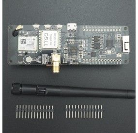 PLACA DE DESARROLLO TTGO CON TRANSCEPTOR LORA 915 MHZ, MODULO GPS NEO-6M Y MODULO WIFI/BLUETOOTH ESP32 PARA IOT CH9102F Genérico