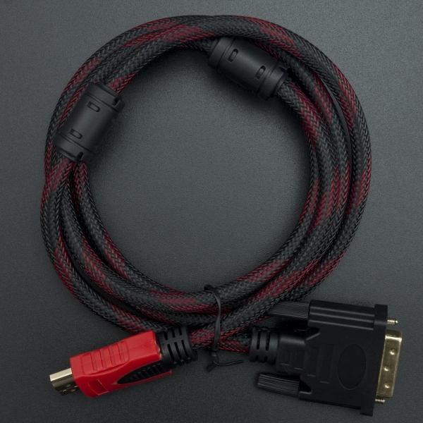 CABLE HDMI MACHO A DVI-D MACHO 1.5 METROS Genérico - 1