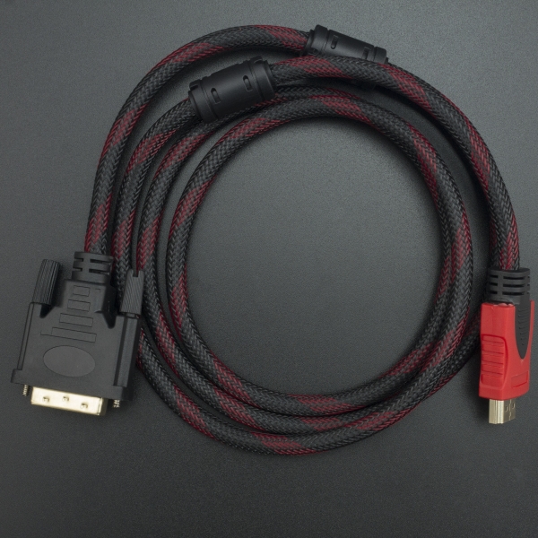 CABLE HDMI MACHO A DVI-D MACHO 1.5 METROS Genérico - 2