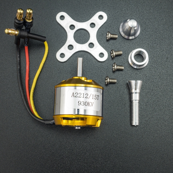 Motor eléctrico Brushless A2212/930Kv 15T Genérico - 1