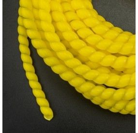 ESPIRAL DE PLÁSTICO 8 MM AMARILLO PARA COBERTURA DE CABLES 10 METROS Genérico - 1