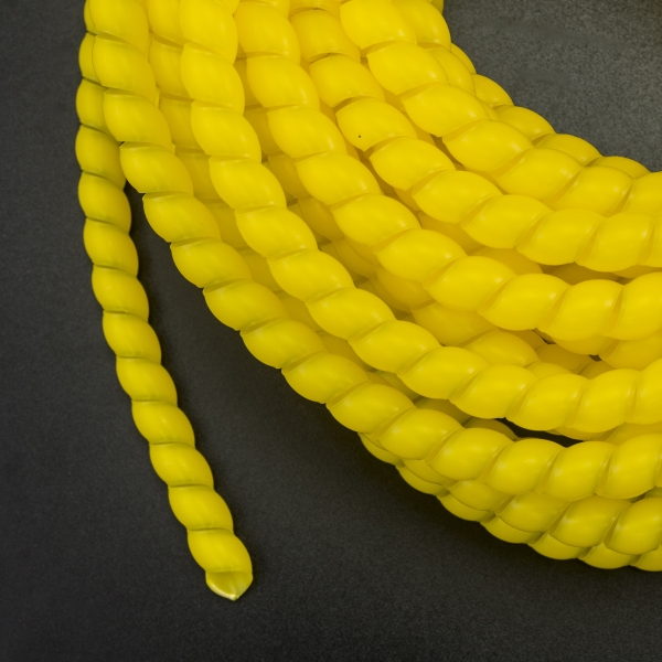 ESPIRAL DE PLÁSTICO 8 MM AMARILLO PARA COBERTURA DE CABLES 10 METROS Genérico - 1