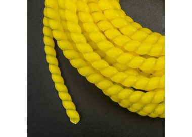 ESPIRAL DE PLÁSTICO 8 MM AMARILLO PARA COBERTURA DE CABLES 10 METROS Genérico - 1