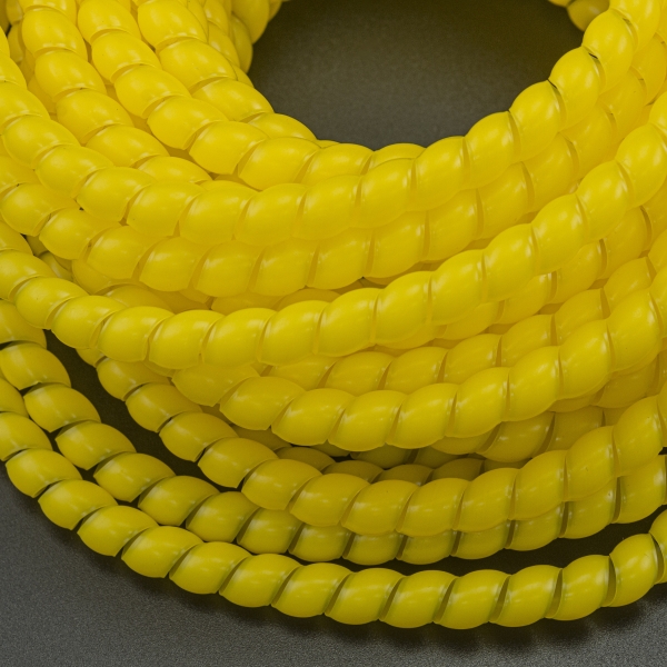 ESPIRAL DE PLÁSTICO 8 MM AMARILLO PARA COBERTURA DE CABLES 10 METROS Genérico - 3