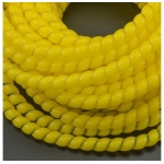 ESPIRAL DE PLÁSTICO 8 MM AMARILLO PARA COBERTURA DE CABLES 10 METROS Genérico - 3