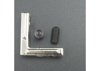 Soporte Unión en L Para Perfil de Aluminio 40x40 Genérico - 1