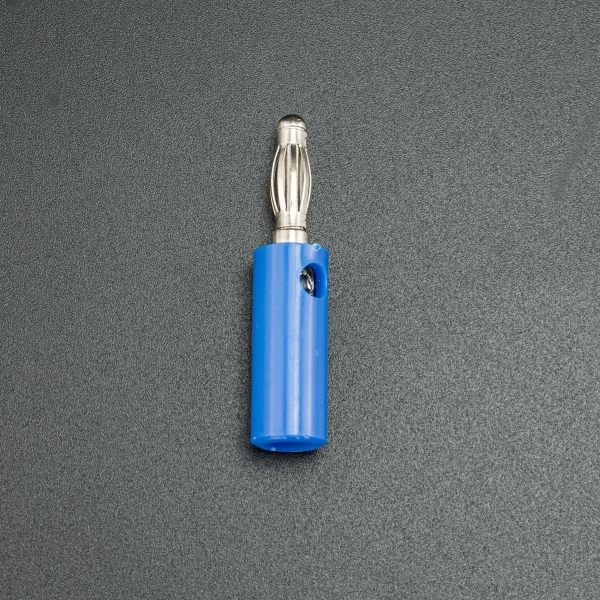 TERMINAL CABEZA DE BANANA M4 10A AZUL Genérico - 4 TERMINAL CABEZA DE BANANA M4 10A AZUL Genérico - 4