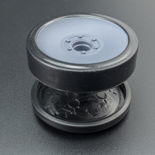 Rueda Lisa  Para Robot Oruga Genérico - 3