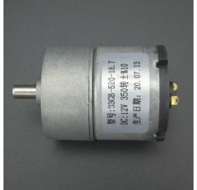 Motorreductor  33GB-520 12V  350 RPM 2Kg.Cm Genérico - 3