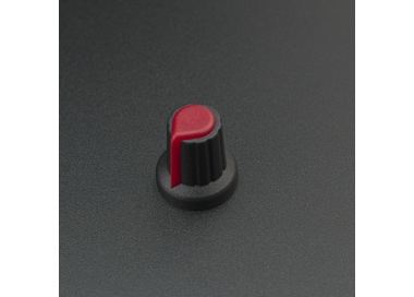 Perilla Punto Rojo 15MM Para Potenciometro Genérico - 1
