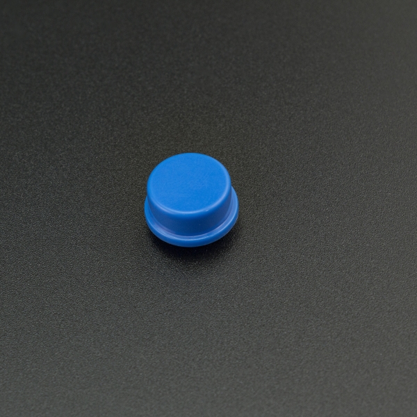 Botón Azul B3F Circular Para Pulsador 12*12*7.3 Genérico - 2