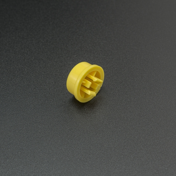 Botón Amarillo B3F Circular Para Pulsador 12*12*7.3 Genérico - 1
