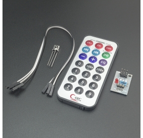 Control remoto infrarrojo + receptor HX1838 + codificador Genérico - 1