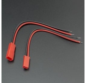 Conector RCY Macho Hembra 2P 2.54MM Genérico - 1