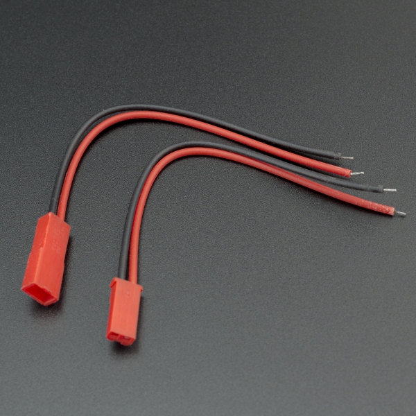 Conector RCY Macho Hembra 2P 2.54MM Genérico - 1 Conector RCY Macho Hembra 2P 2.54MM Genérico - 1