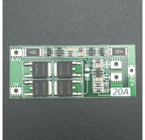 MÓDULO DE CARGA Y PROTECCIÓN BMS PARA DOS BATERÍAS 18650 CON BALANCEADOR HW-391 Genérico - 2