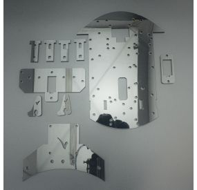 Chasis en Acrílico Para Robot GPR V2.0 2WD Multiproposito Vistronica - 2