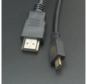 CABLE MICRO HDMI MACHO A HDMI MACHO PARA RASPBERRY PI 4 Genérico - 2