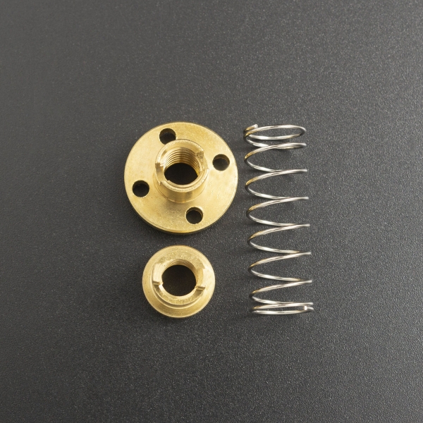 Tuerca T8 Anti Backlash Para Varilla Trapezoidal 2 Hilo Genérico - 2 Tuerca T8 Anti Backlash Para Varilla Trapezoidal 2 Hilo Genérico - 2