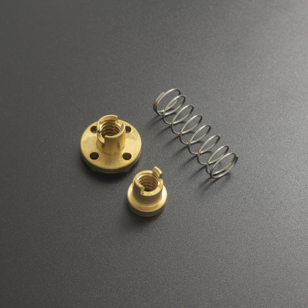 Tuerca T8 Anti Backlash Para Varilla Trapezoidal 2 Hilo Genérico - 2 Tuerca T8 Anti Backlash Para Varilla Trapezoidal 2 Hilo Genérico - 2