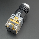 INTERRUPTOR PULSADOR NORMALMENTE CERRADO 22MM YB-LA38 CON LED INDICADOR AZUL Genérico - 4