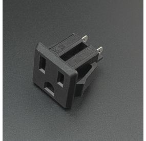 CONECTOR O ENCHUFE DE ALIMENTACIÓN AC-08 PARA CABLE DE PODER Genérico - 1