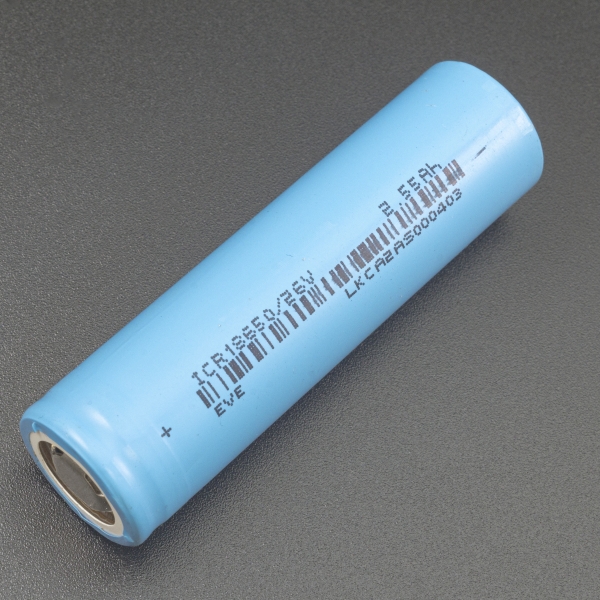 BATERÍA LITHIUM-ION EVE 26V 18650 3.7V 2550MAH