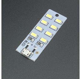 MATRIZ DE LEDS 4X2 CON CONECTOR MICRO USB Genérico - 1