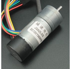 MOTORREDUCTOR CON ENCODER JGA25-370 1360 RPM 0.1 KG.CM Genérico - 2