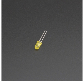 LED Amarillo 5mm Difuso Genérico - 1