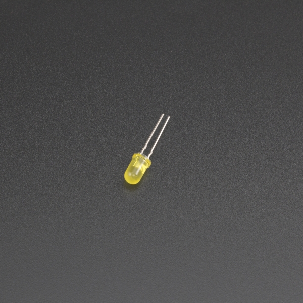 LED Amarillo 5mm Difuso Genérico - 1