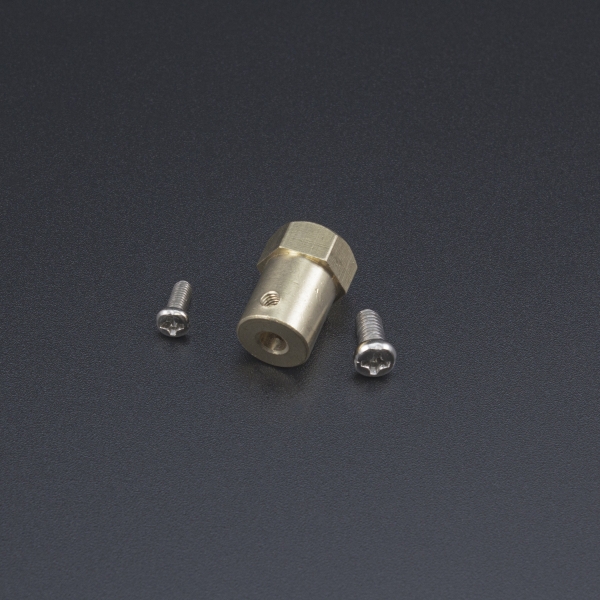 Acoplamiento Hexagonal de Metal 4 MM Genérico - 4