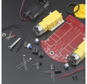Robot seguidor de línea con Fotorresistencia (Desarmado) Genérico - 3
