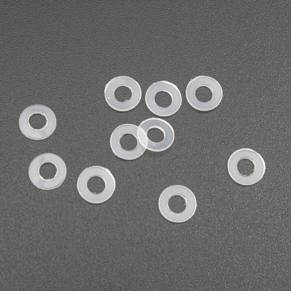 Arandela Plástica M3x6x0.5 Mm Genérico - 2