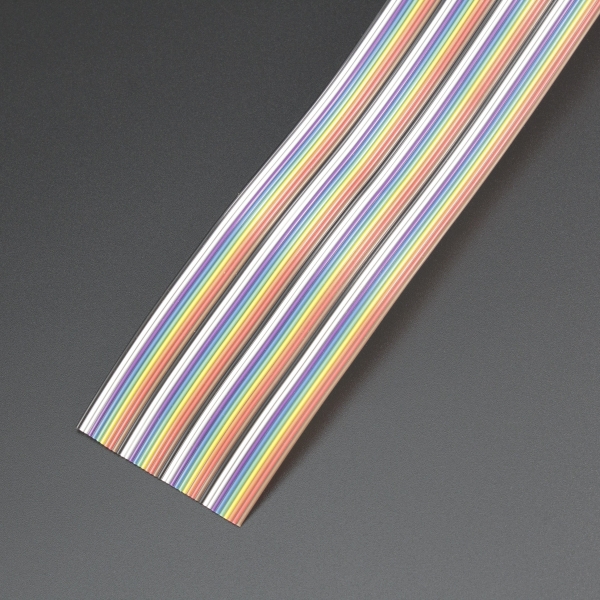 CABLE PLANO RIBBON MULTICOLOR 40 HILOS 1 METRO Genérico - 4 CABLE PLANO RIBBON MULTICOLOR 40 HILOS 1 METRO Genérico - 4