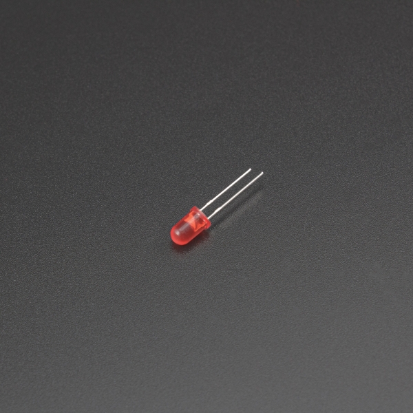 LED Rojo 5mm Difuso Genérico - 1