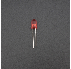 LED Rojo 5mm Difuso Genérico - 3