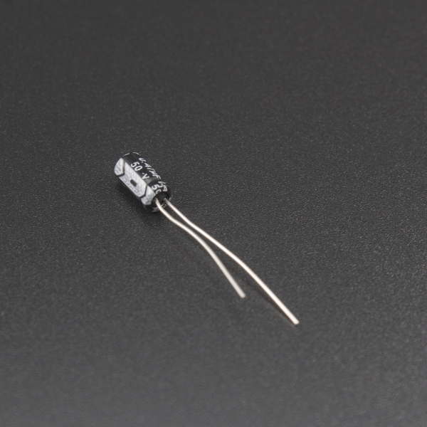 Capacitor Electrolítico De Aluminio 0.47uF 50V 4x8 mm Genérico - 2