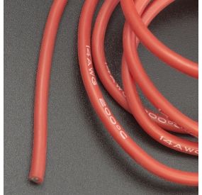 Cable Siliconado Rojo AWG 14 1Metro Genérico - 1