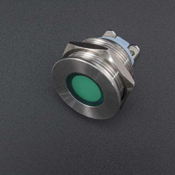 Indicador Led De Señal 24V Verde Genérico - 1
