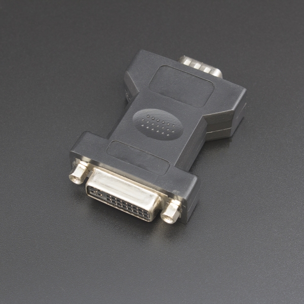 Adaptador Conversor VGA Macho a DVI Hembra De 24+5 Pines Genérico - 1