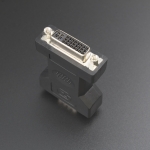 Adaptador Conversor VGA Macho a DVI Hembra De 24+5 Pines Genérico - 4