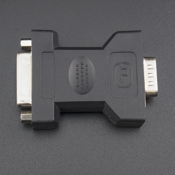 Adaptador Conversor VGA Macho a DVI Hembra De 24+5 Pines Genérico - 5