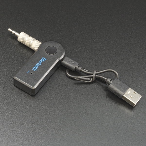 AUX 3.5mm Jack Receptor Bluetooth Coche Adaptador Inalámbrico